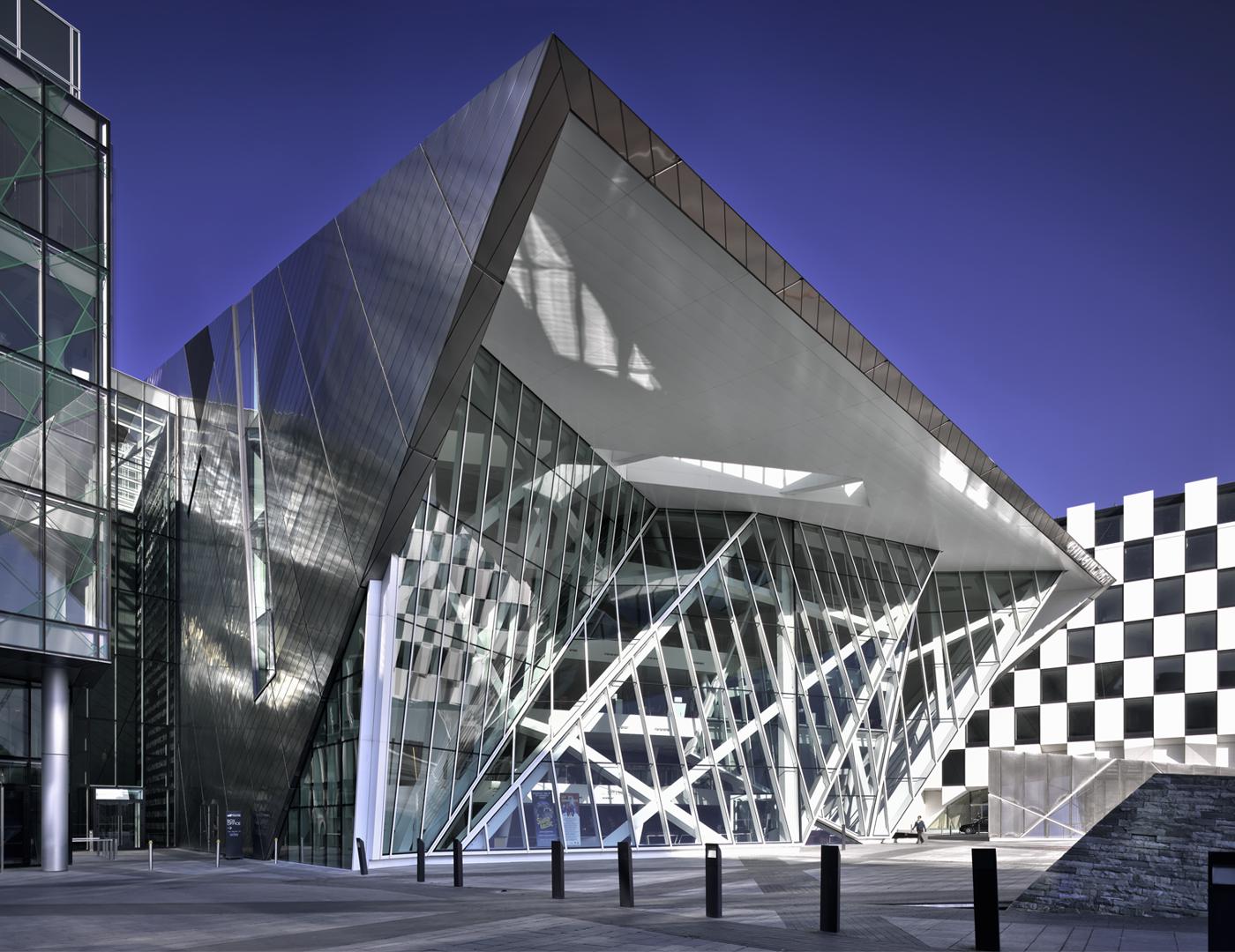 The Bord Gáis Energy Theatre designed by Daniel Libeskind