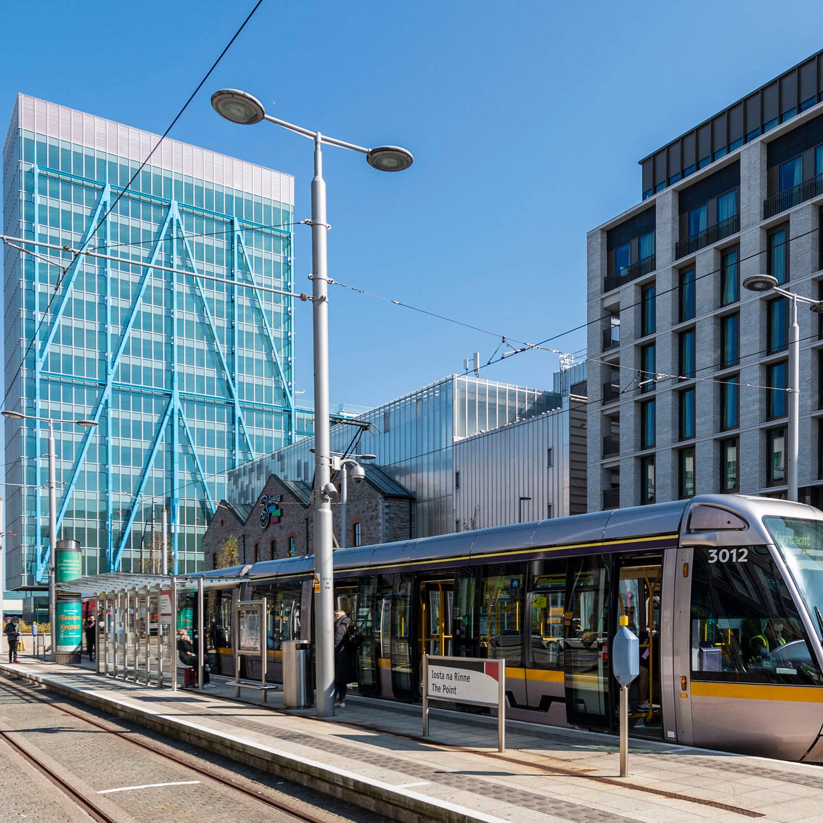 LUAS transport to EXO building